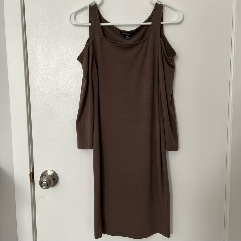 Impress Brown Fit Dress